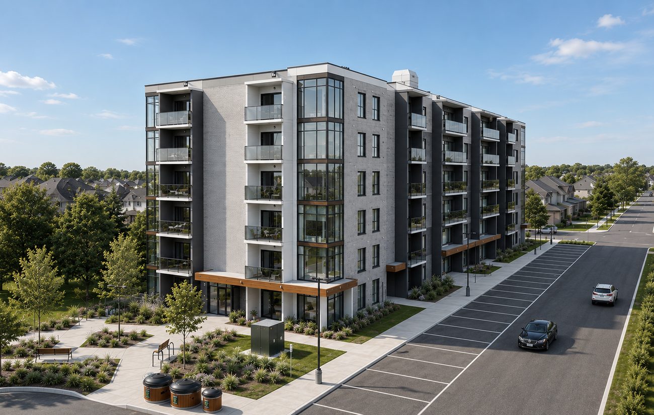 Stoney Creek purpose-built rental residence in Hamilton, Ontario