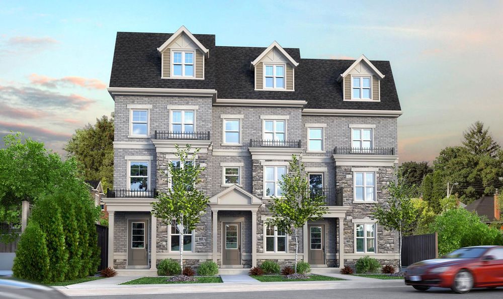 Weston urban infill residences in Toronto, Ontario
